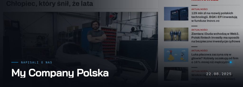 My Company Polska — napisali o nas, 22.08.2025