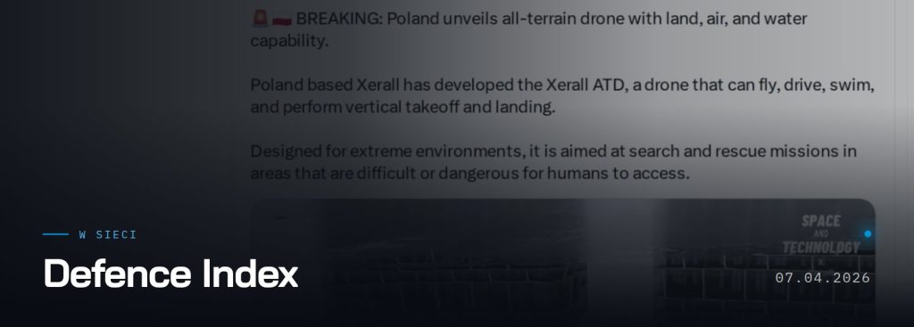 Defence Index — w sieci, 07.04.2026