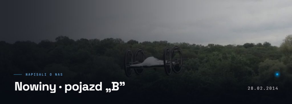 Latający samochód z Przemyśla w „Nowinach”