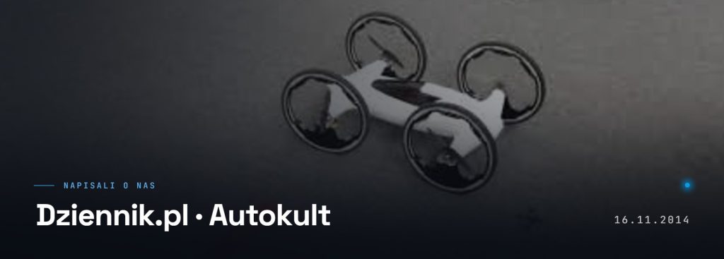 Dziennik.pl i Autokult: latający samochód Polaka interesuje zagranicę